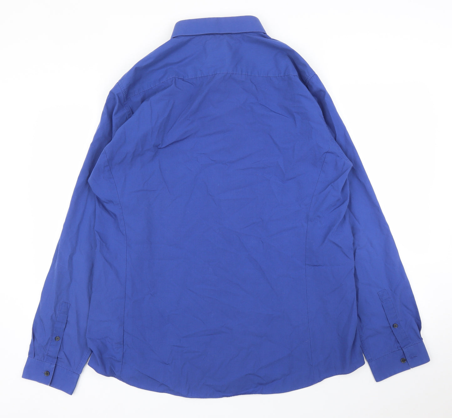 Burton Mens Blue    Button-Up Size XL