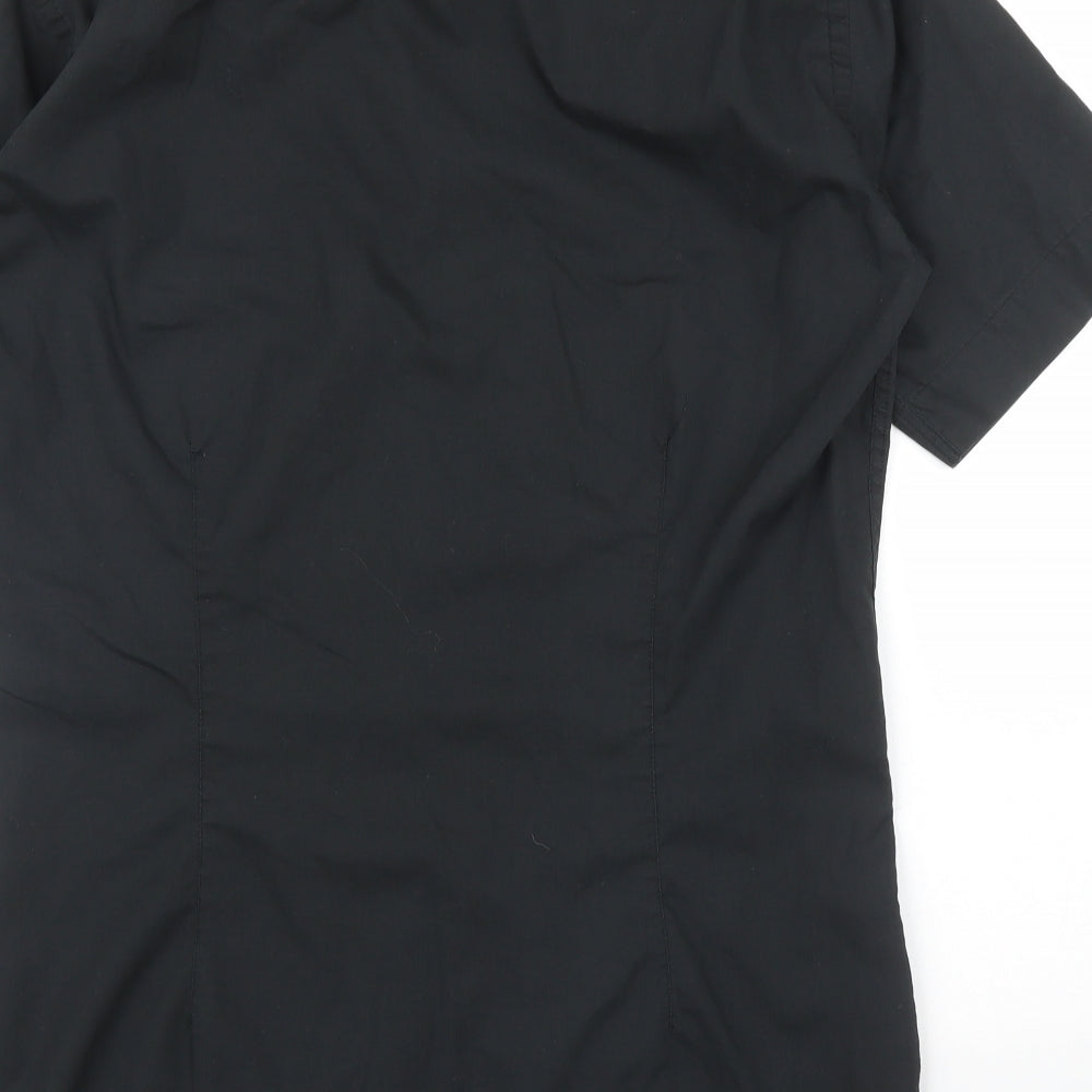 Kustom Kit Mens Black    Button-Up Size 14