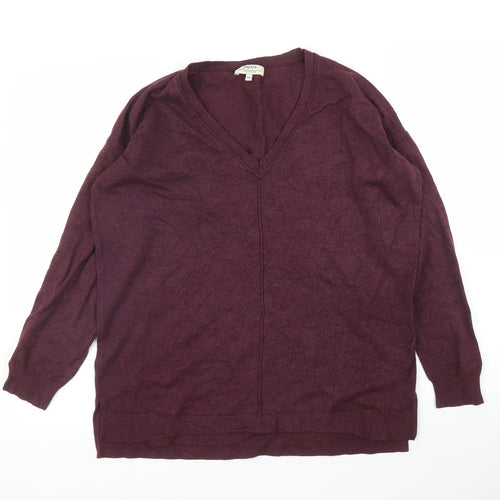 Papaya Mens Purple   Pullover Jumper Size M