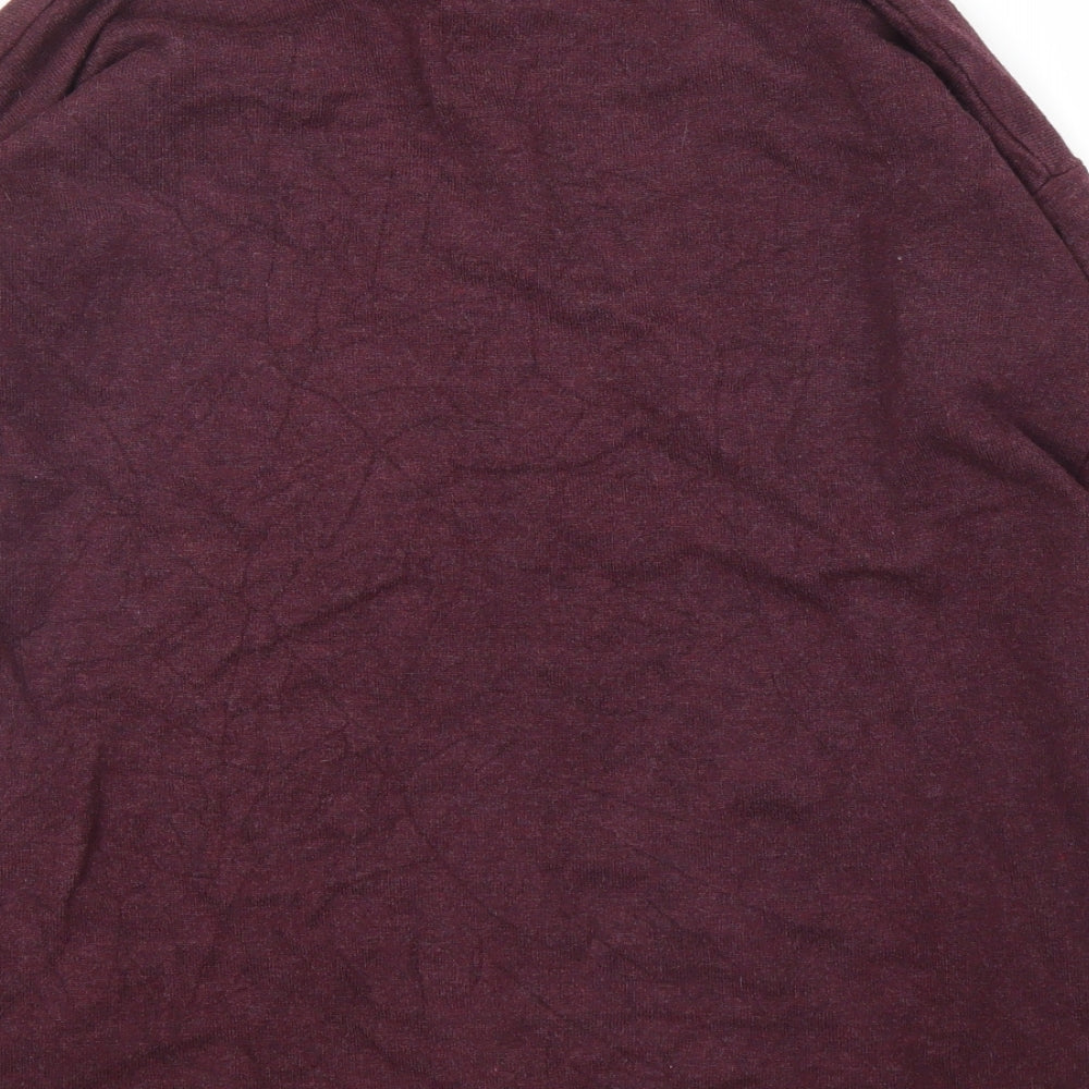 Papaya Mens Purple   Pullover Jumper Size M
