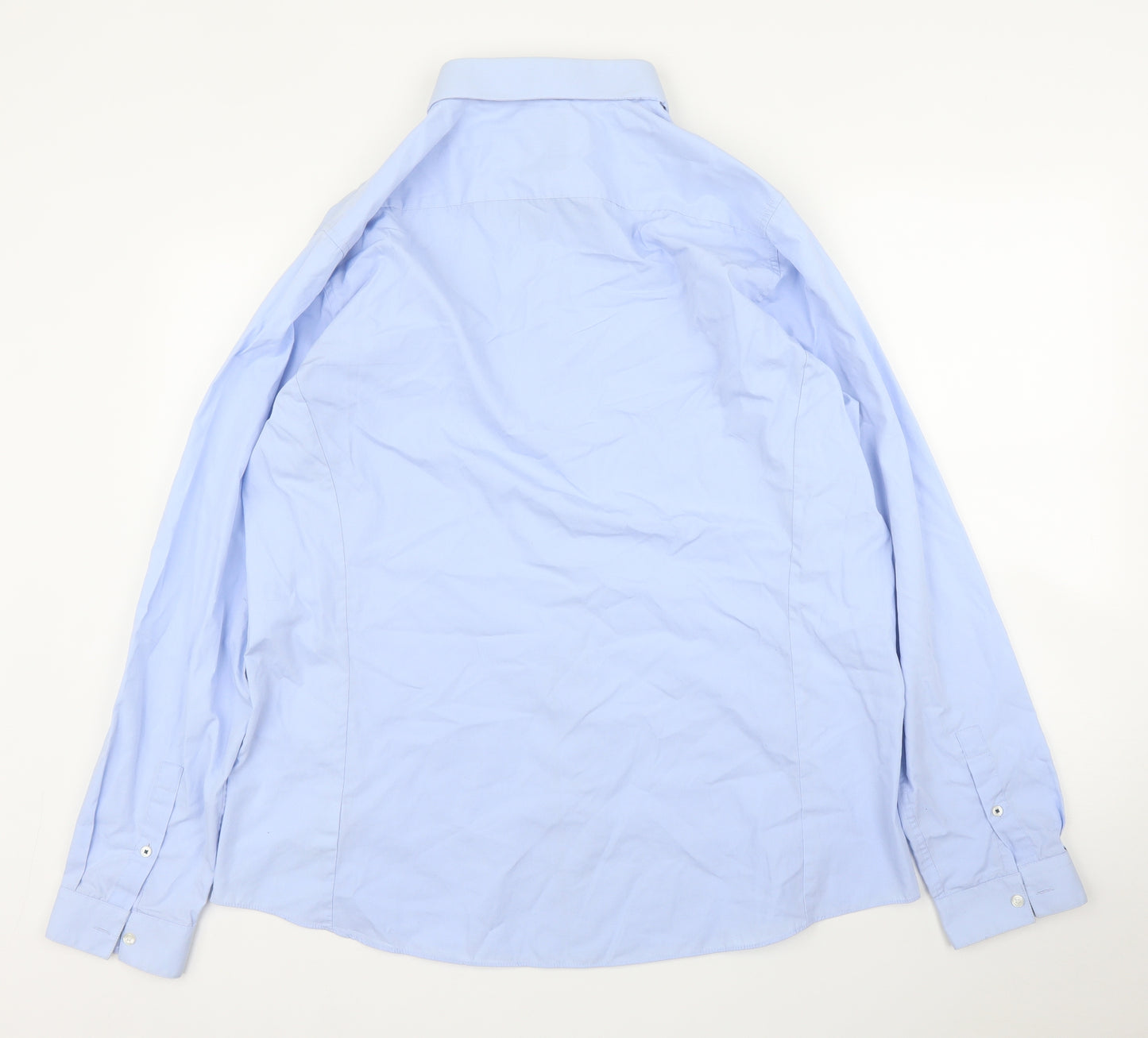 Burton Mens Blue    Button-Up Size XL