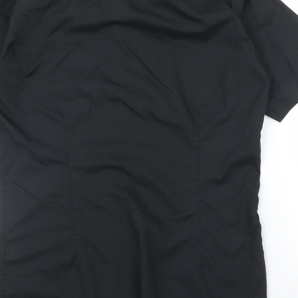 Kustom Kit Mens Black    Button-Up Size 14