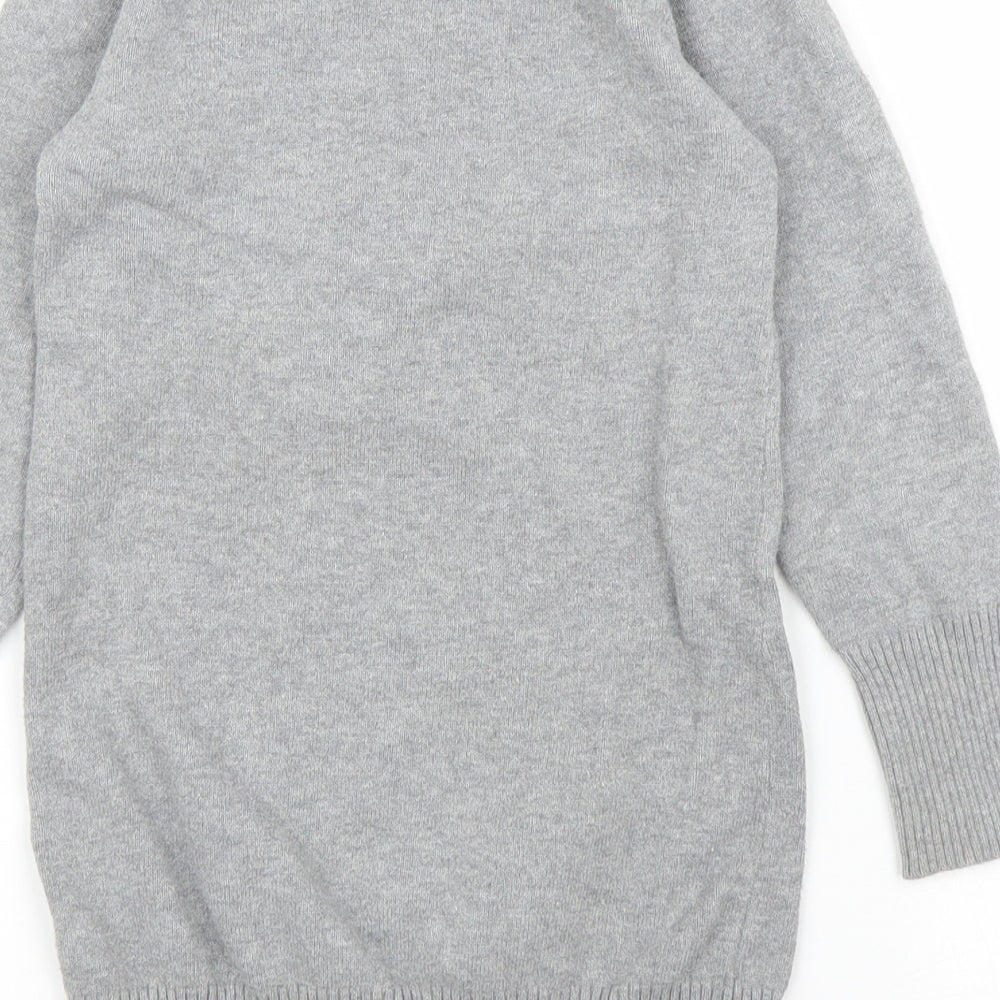 Funky Diva Girls Grey   Jumper Dress  Size 5 Years