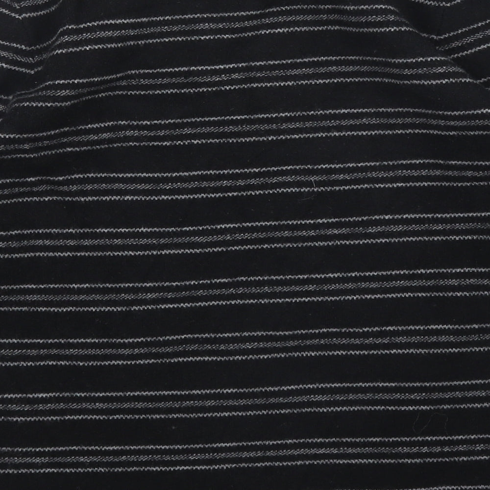 Kenar Womens Black Striped  Pullover Jumper Size M