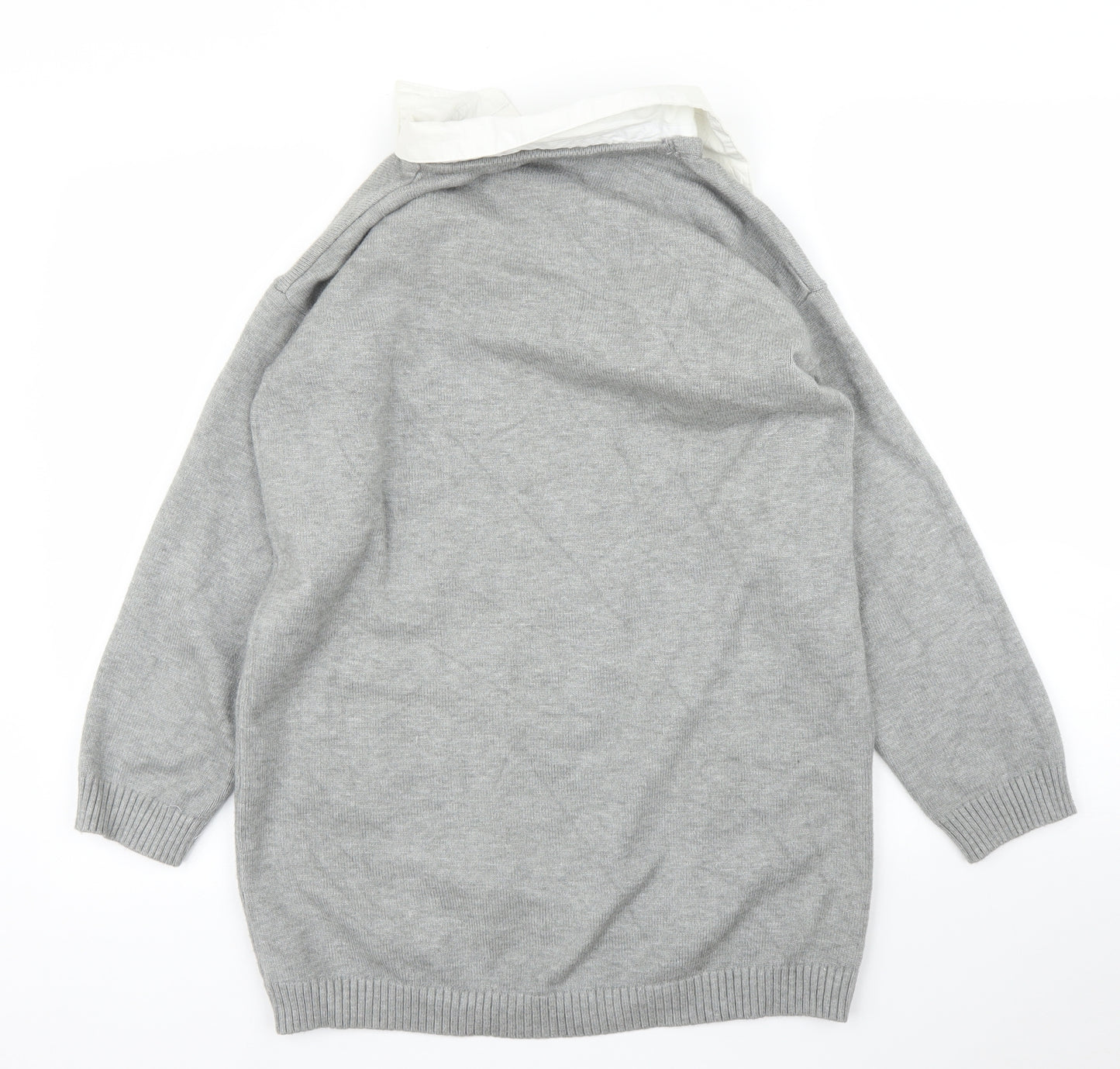 Cameo Rose Womens Grey   Tunic Jumper Size M