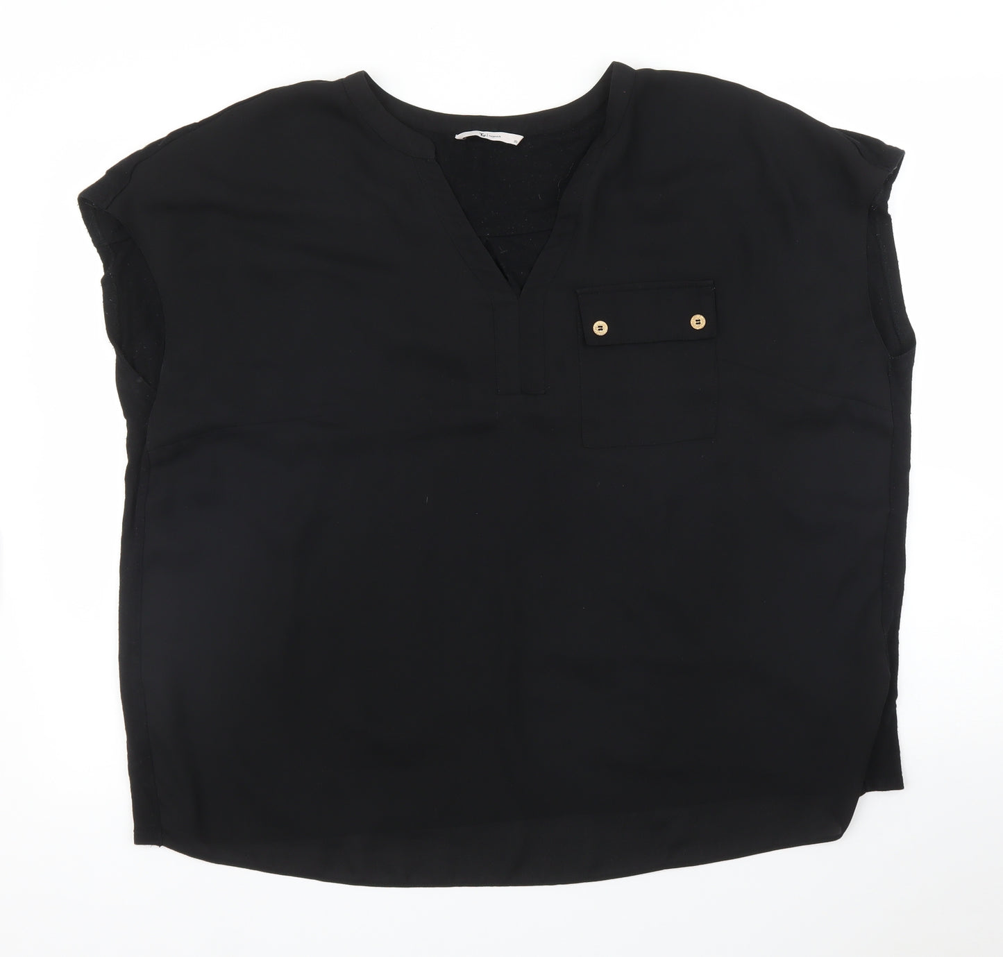 TU Womens Black   Basic Blouse Size 20