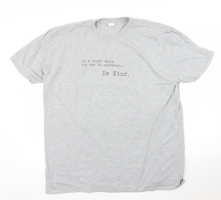 Gildan Womens Grey Basic T-Shirt Size 2XL