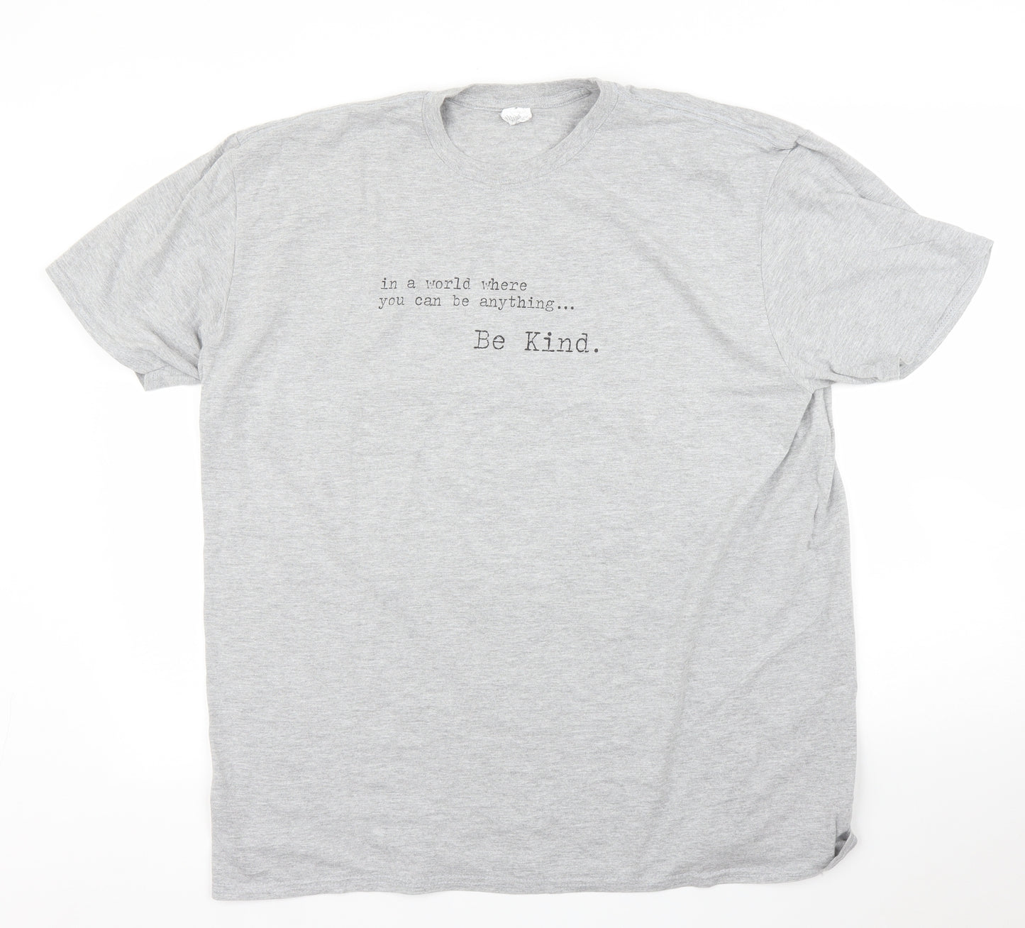 Gildan Womens Grey   Basic T-Shirt Size 2XL