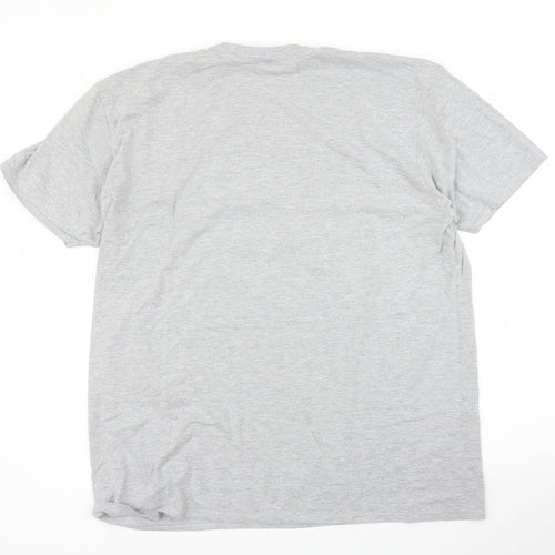 Gildan Womens Grey   Basic T-Shirt Size 2XL