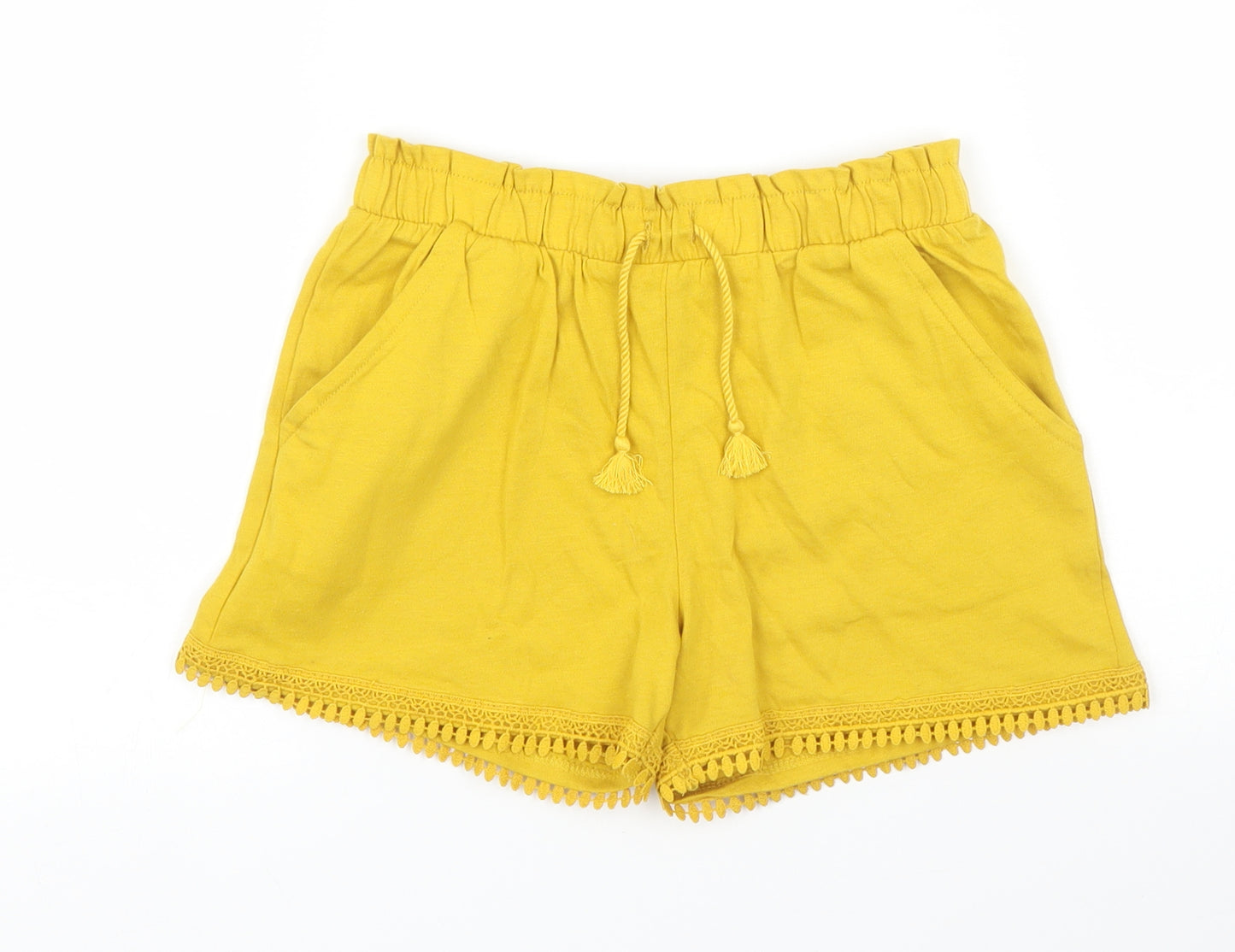 TU Girls Yellow   Bermuda Shorts Size 9 Years