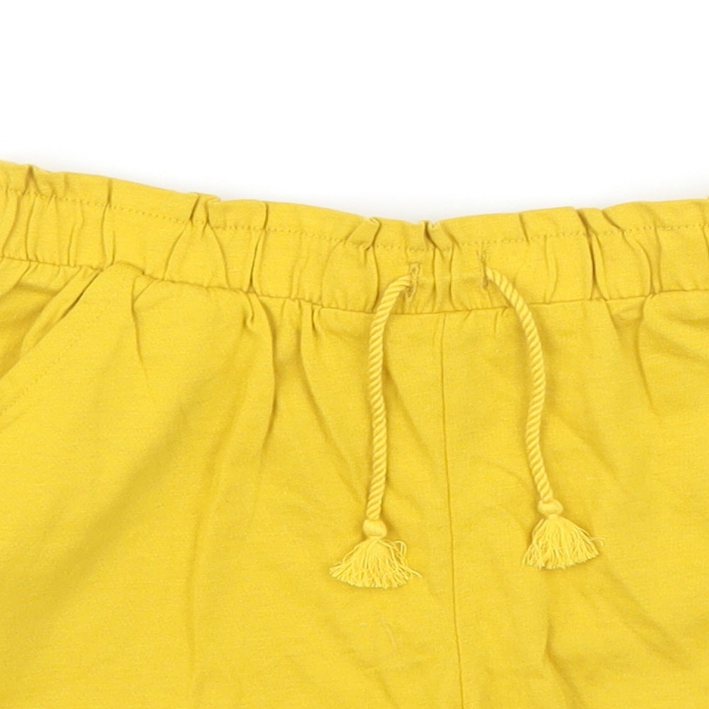 TU Girls Yellow   Bermuda Shorts Size 9 Years