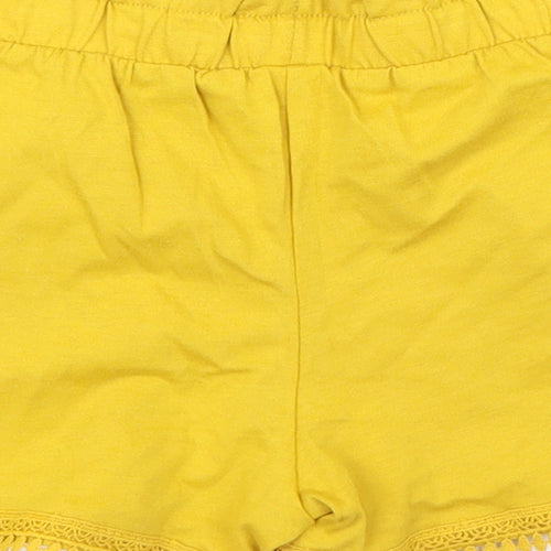 TU Girls Yellow   Bermuda Shorts Size 9 Years