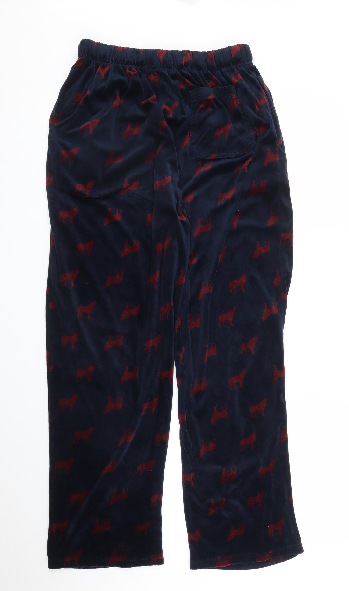 Matalan Mens Blue Solid   Pyjama Pants Size M