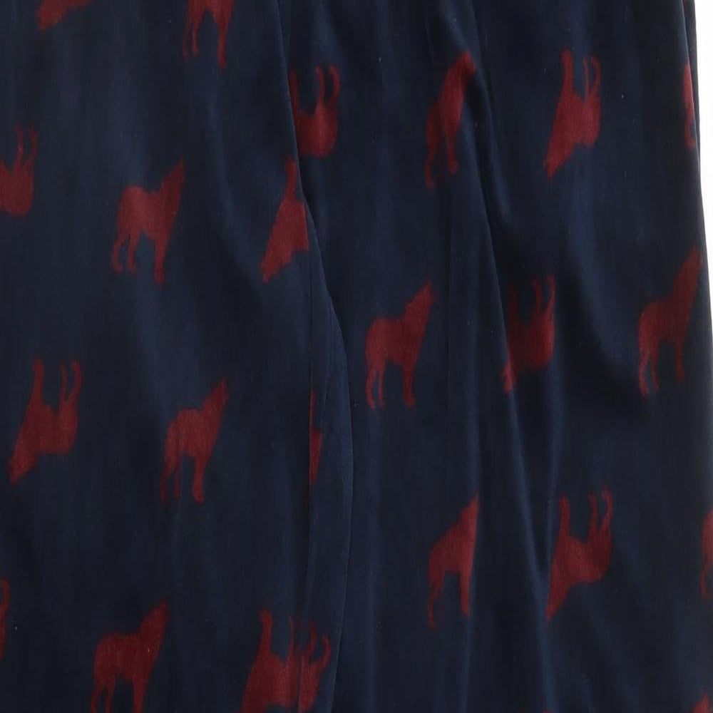 Matalan Mens Blue Solid   Pyjama Pants Size M