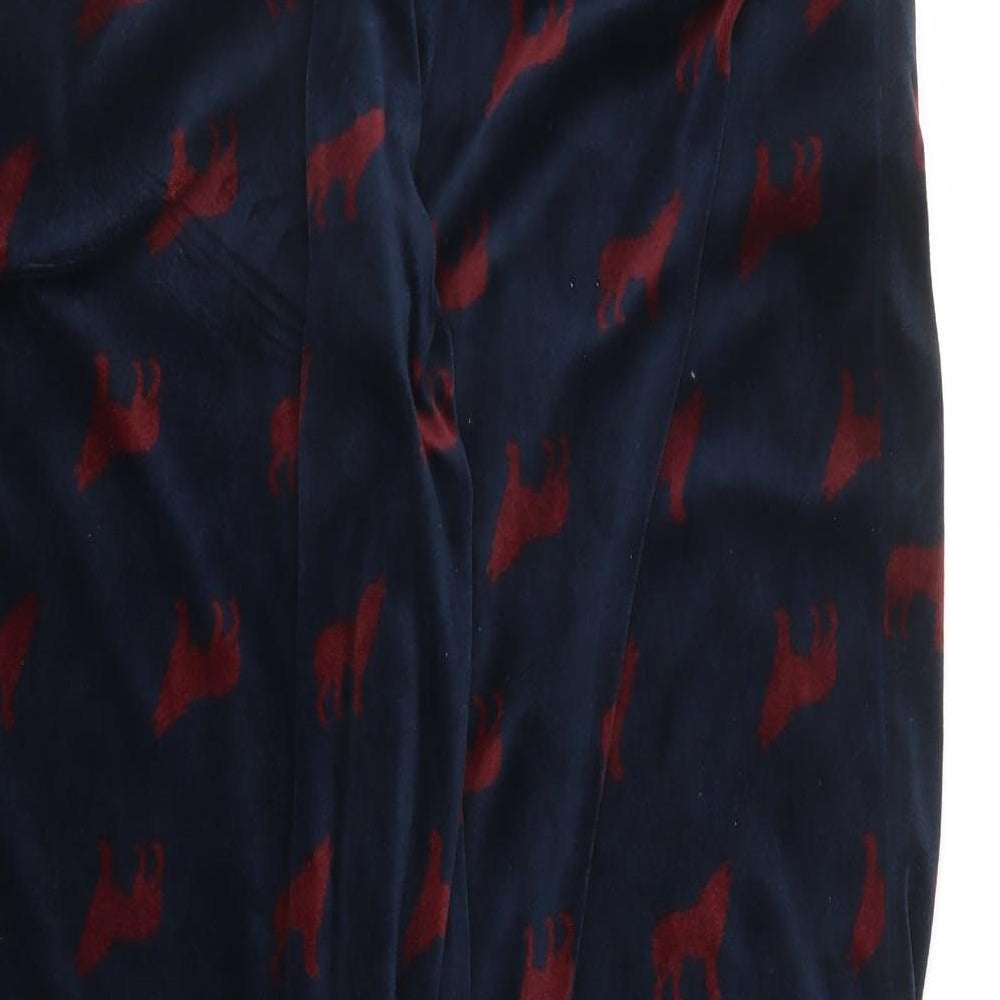 Matalan Mens Blue Solid   Pyjama Pants Size M