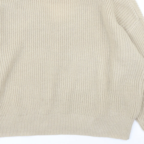 H&M Womens Beige   Pullover Jumper Size S