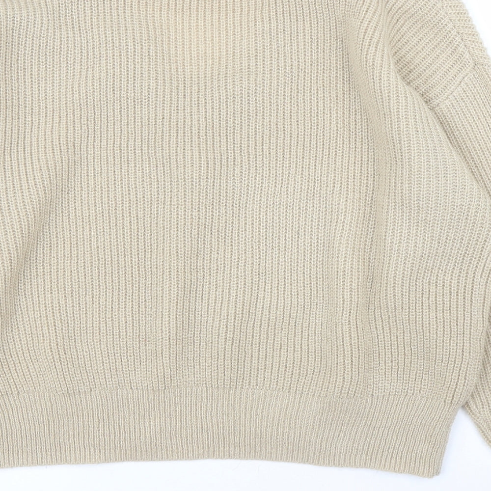 H&M Womens Beige   Pullover Jumper Size S