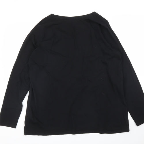 NEXT Womens Black   Basic T-Shirt Size 18