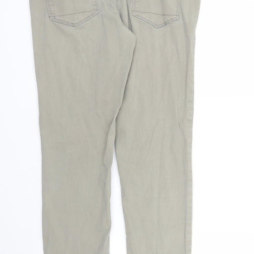 Yessica Womens Green  Denim Skinny Jeans Size 10 L29 in