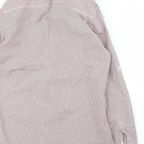 NEXT Mens Purple Striped   Button-Up Size M