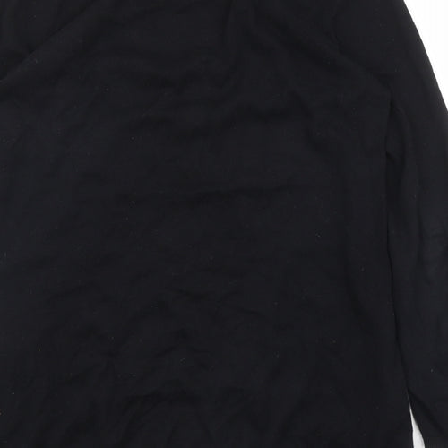 NEXT Womens Black Floral  Basic Blouse Size 10