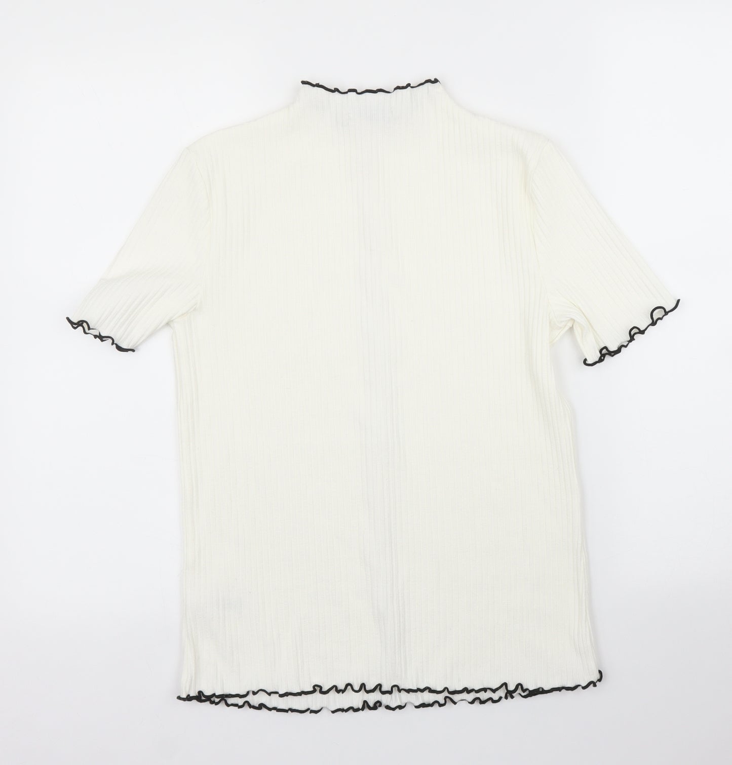 TU Womens White   Basic T-Shirt Size 10