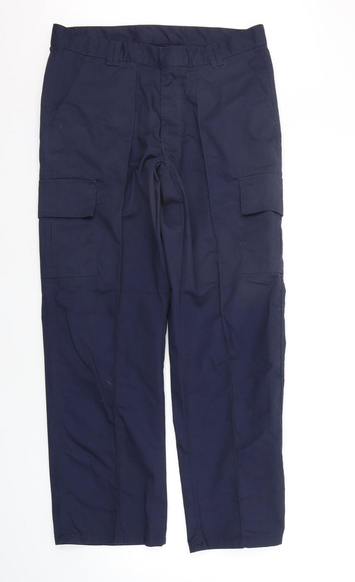 Uneek Womens Blue   Trousers  Size 34 in L29 in