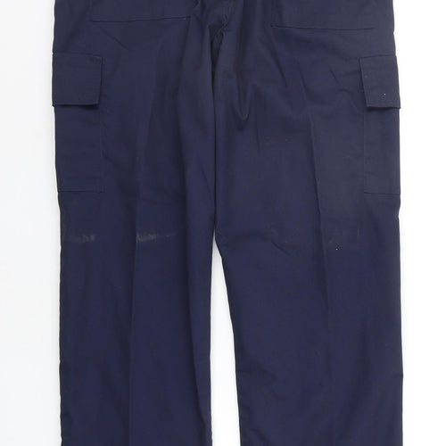 Uneek Womens Blue   Trousers  Size 34 in L29 in