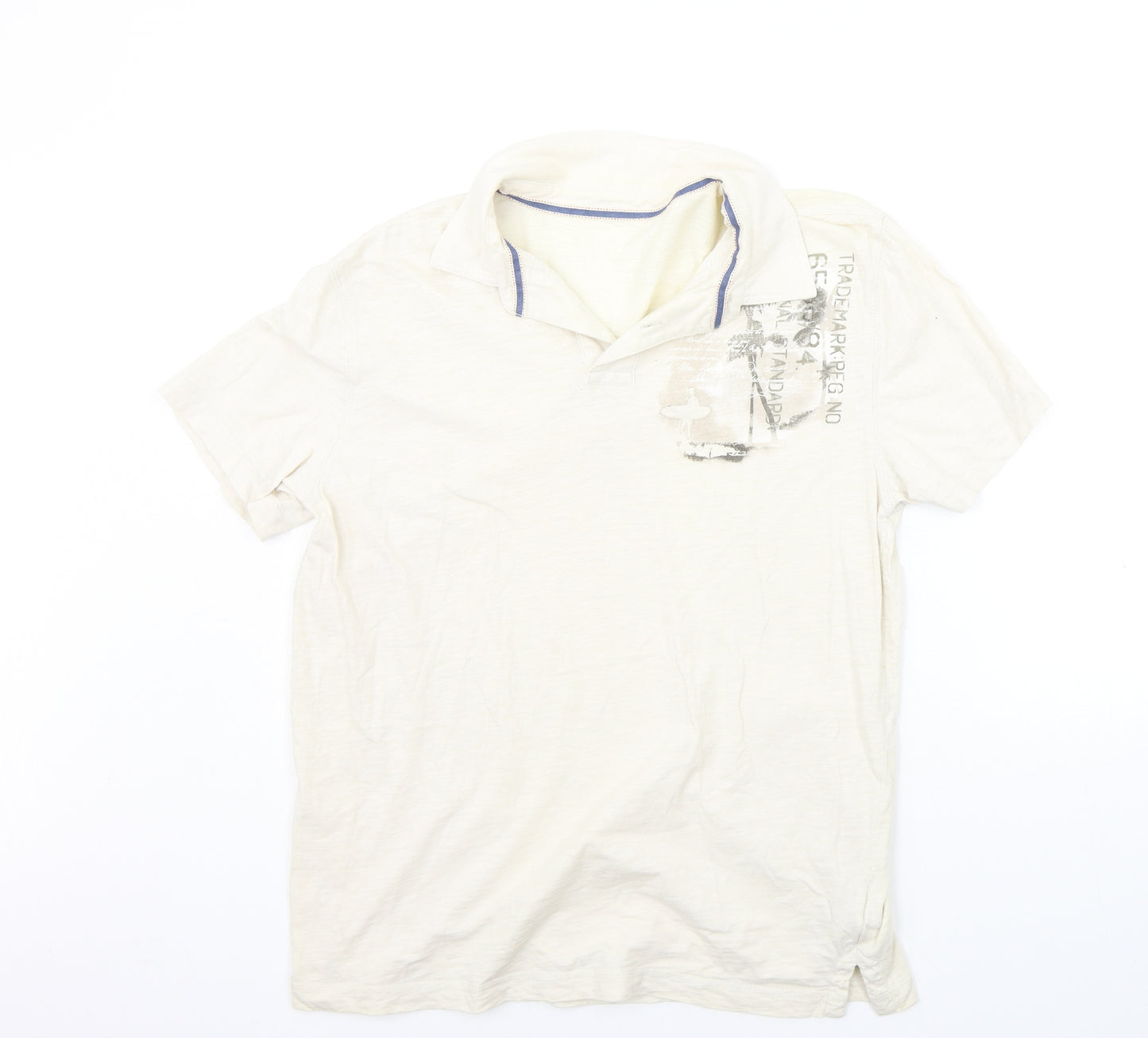 Marks and Spencer Womens Beige   Basic Polo Size M