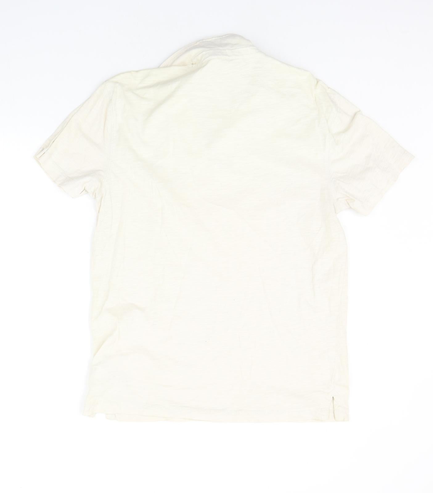 Marks and Spencer Womens Beige   Basic Polo Size M