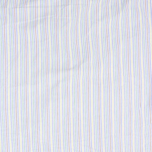 Marks and Spencer Mens Blue Striped   Button-Up Size 16