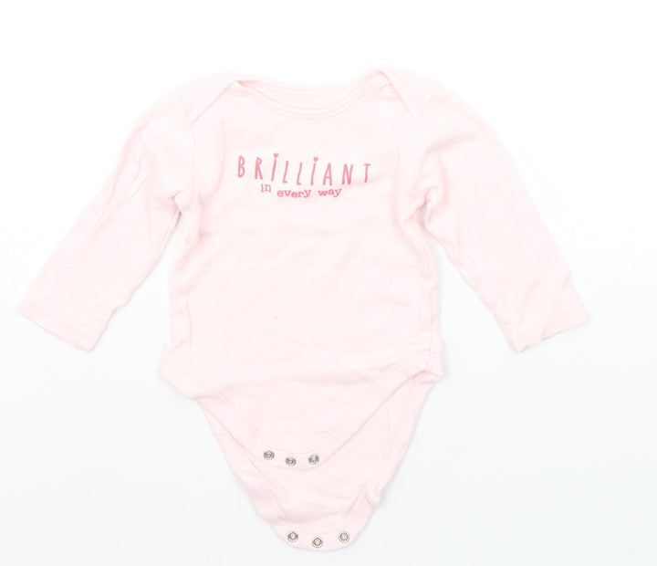 George Baby Pink   Babygrow One-Piece Size 9-12 Months