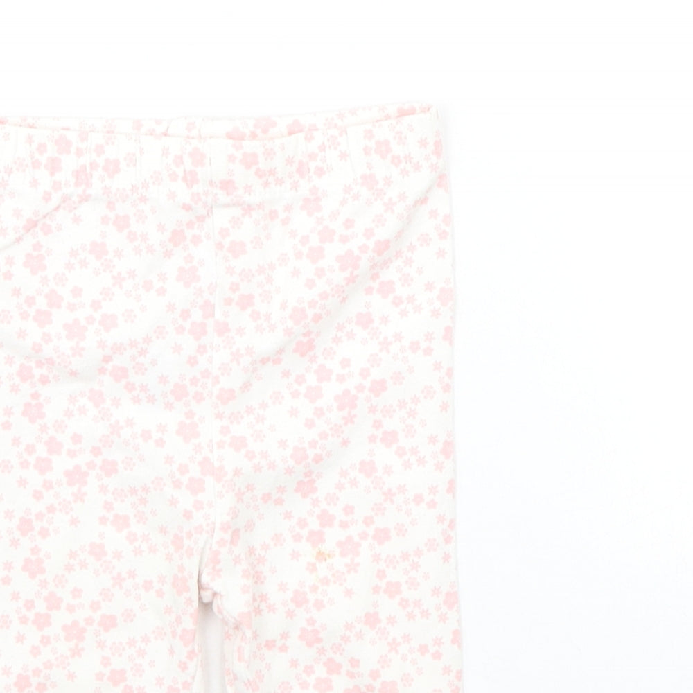George Baby White Flecked  Jogger Trousers Size 9-12 Months