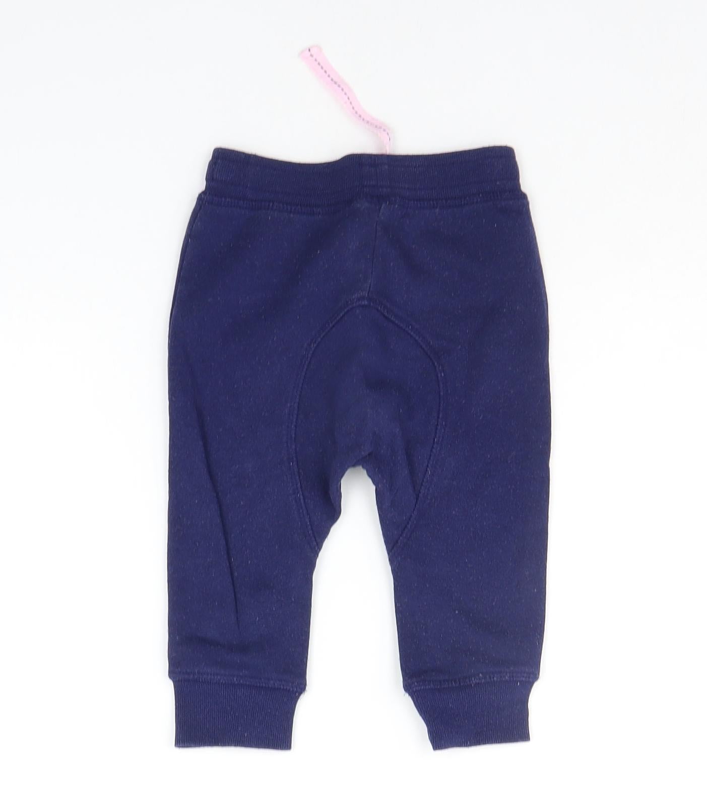 H&M Baby Blue   Jogger Trousers Size 12 Months