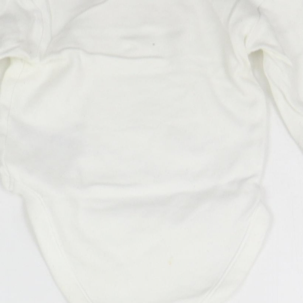 George Baby White   Babygrow One-Piece Size 9-12 Months