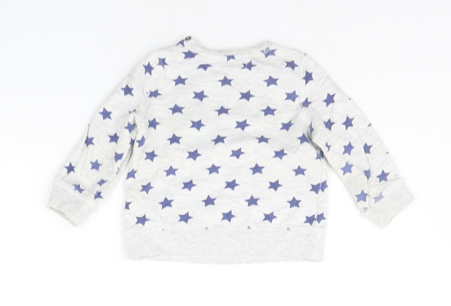 pep&CO Baby Grey Geometric  Pullover Jumper Size 18-24 Months