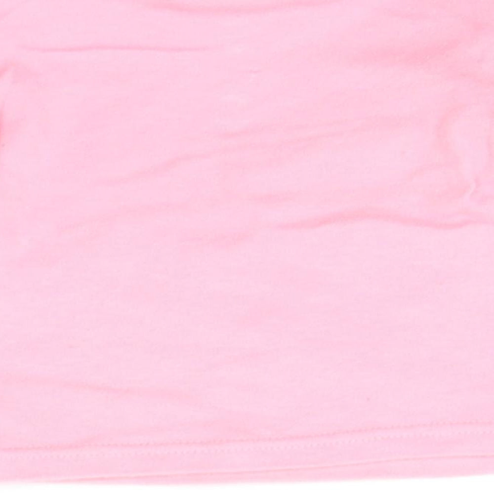 Cutey Pie Baby Pink   Basic T-Shirt Size 12-18 Months  - Butterfly