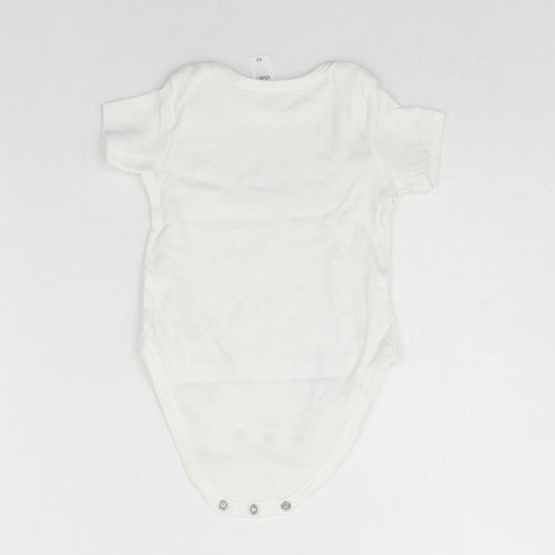 BABY CLUB  Baby White   Babygrow One-Piece Size 3-6 Months