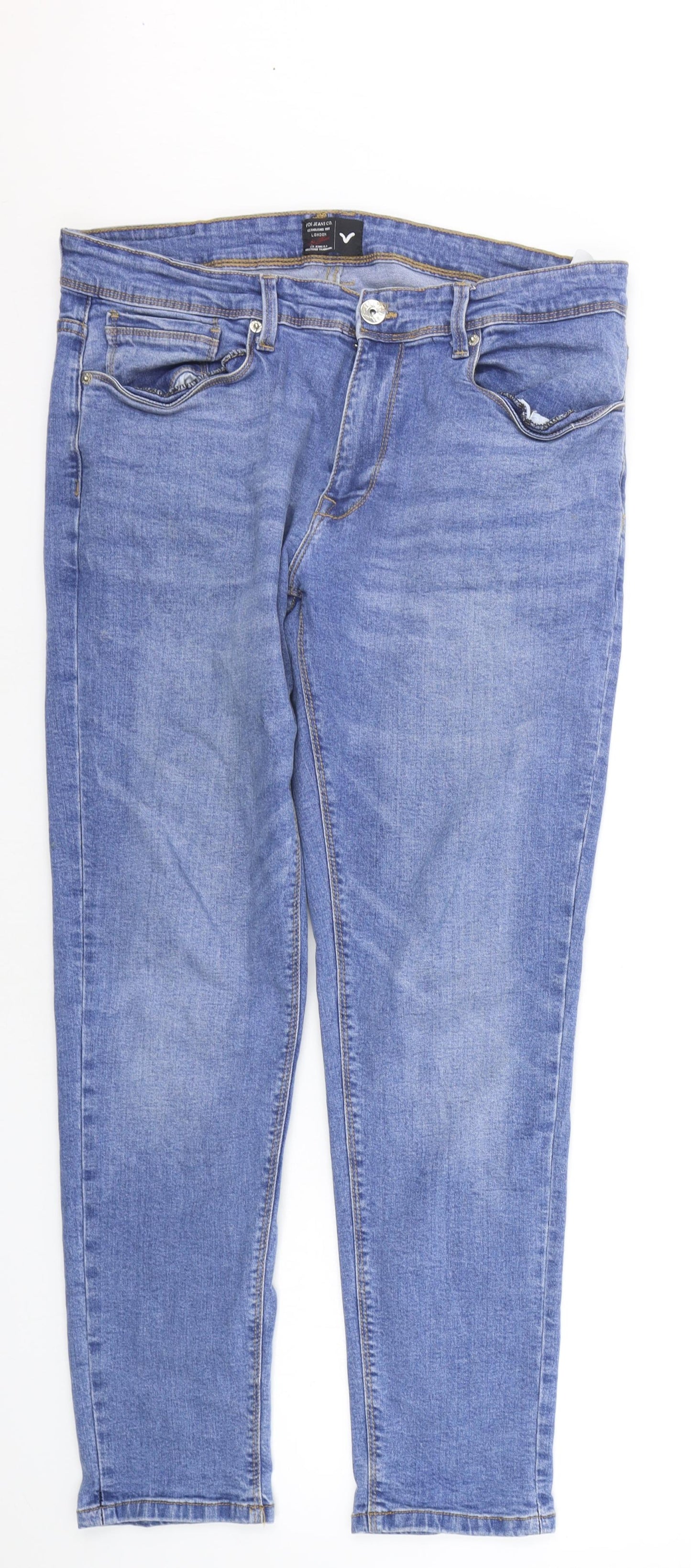 Voi Jeans Mens Blue   Straight Jeans Size 34 in L30 in