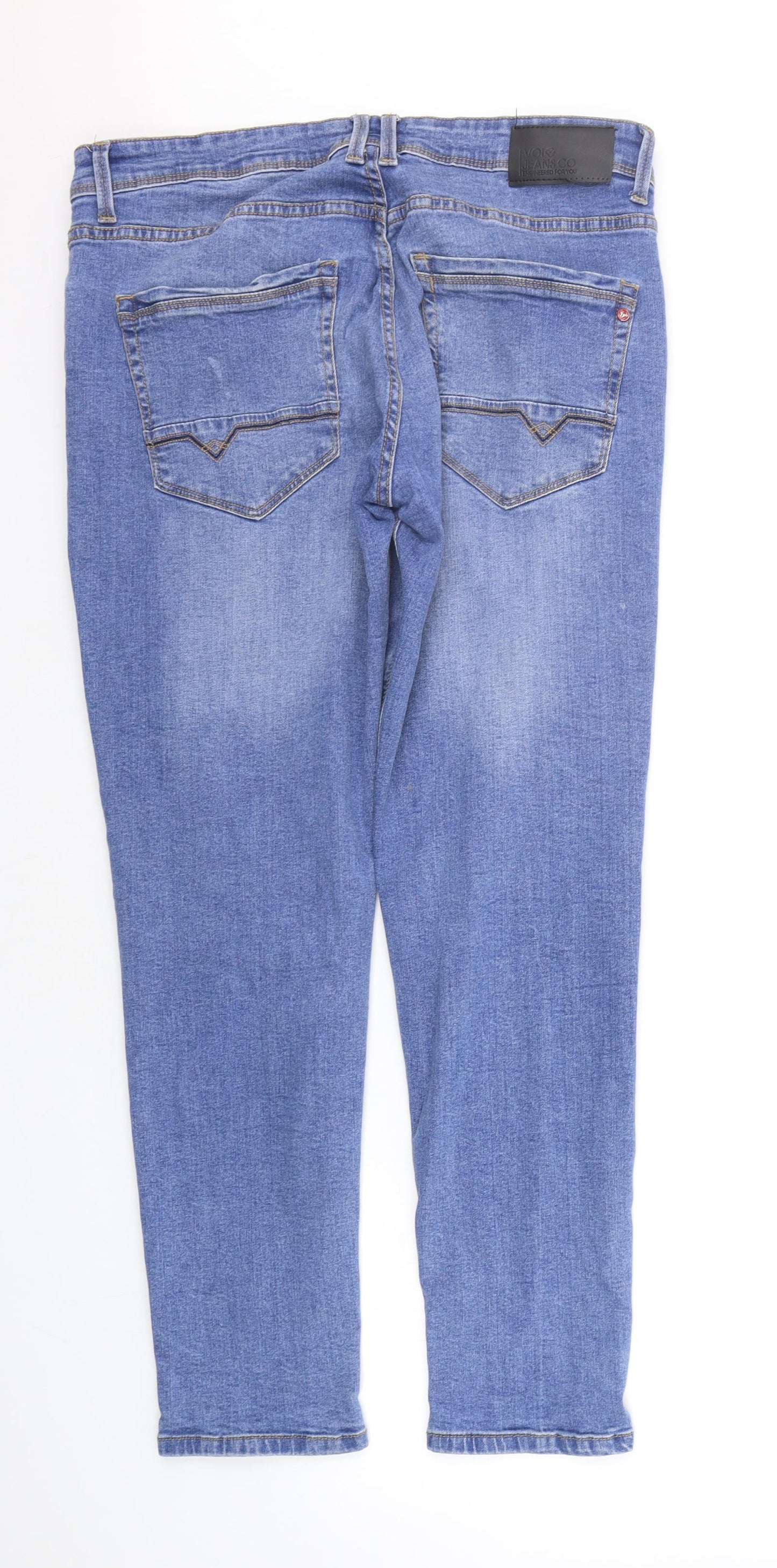 Voi Jeans Mens Blue   Straight Jeans Size 34 in L30 in