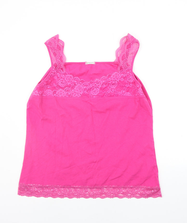 Damart Womens Pink Basic Tank Size XL