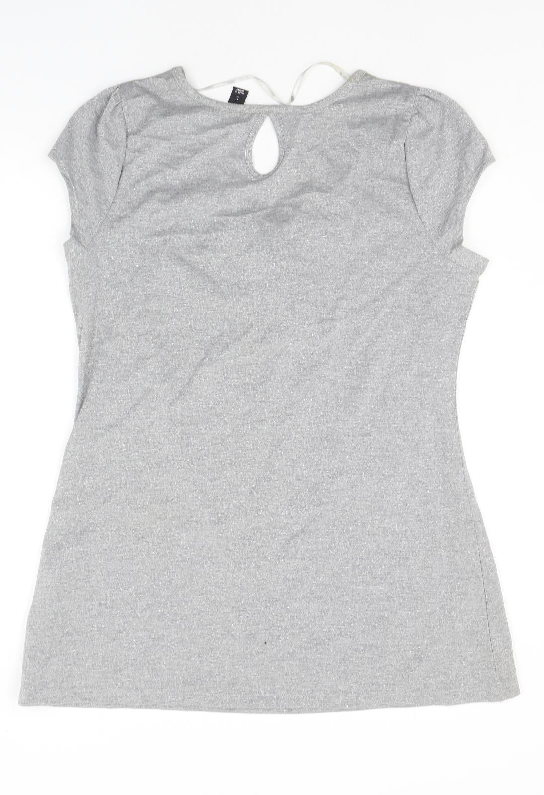 H&M Womens Grey   A-Line  Size L