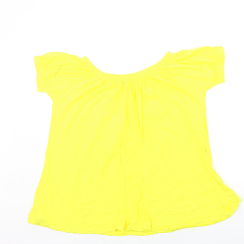 Atmosphere Womens Yellow   Basic T-Shirt Size 12