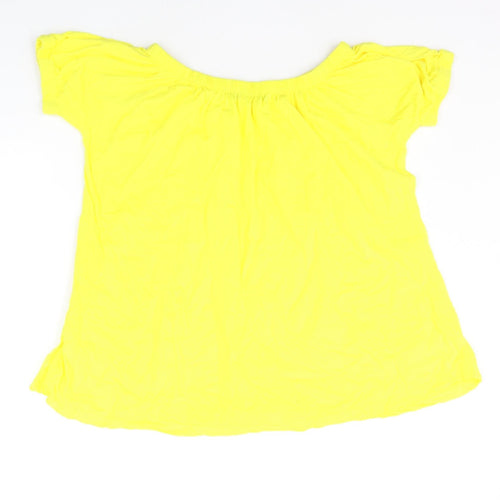 Atmosphere Womens Yellow   Basic T-Shirt Size 12