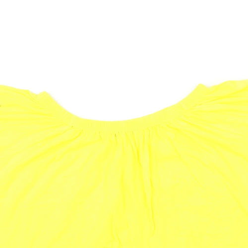 Atmosphere Womens Yellow   Basic T-Shirt Size 12