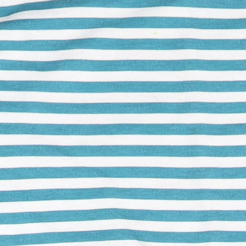 George Baby Blue Striped  Basic T-Shirt Size 3-6 Months
