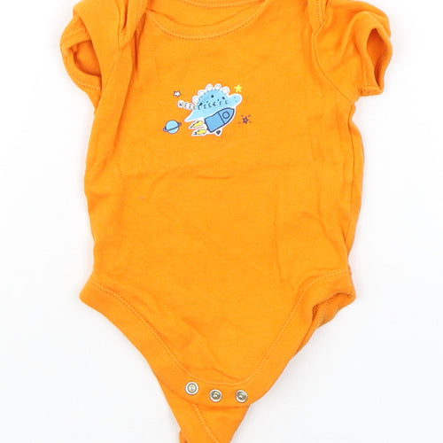 George Baby Orange   Babygrow One-Piece Size 3-6 Months
