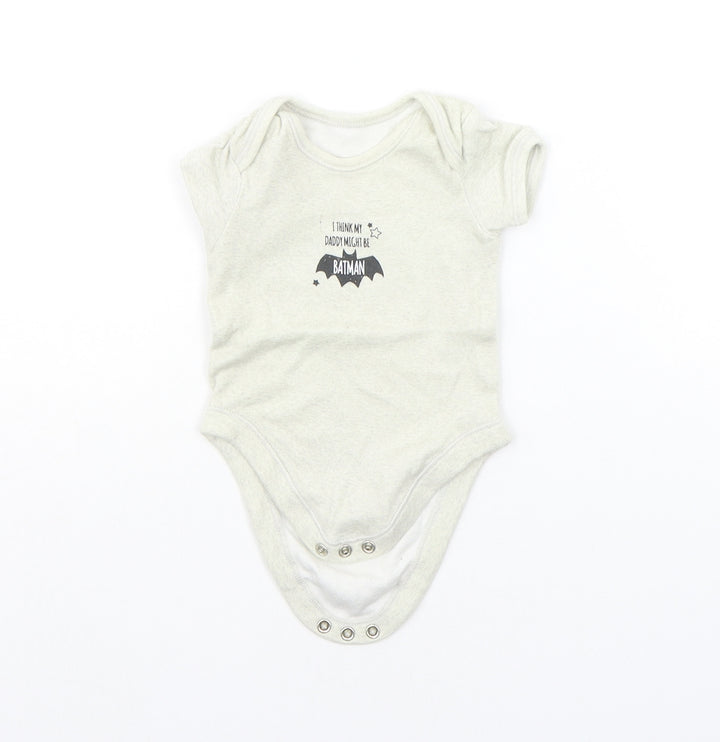 George Baby Grey Babygrow One-Piece Size 3-6 Months