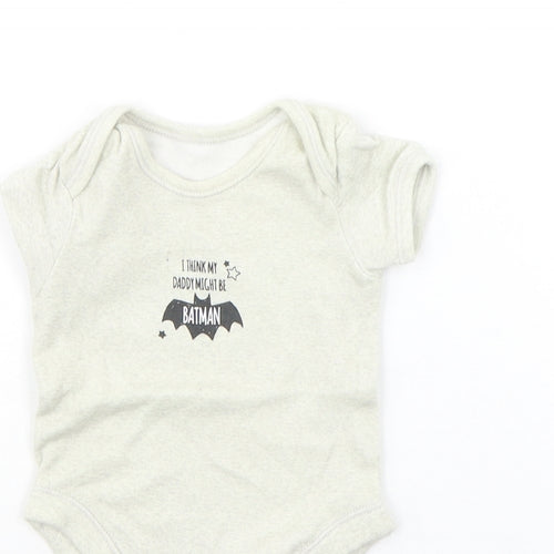 George Baby Grey   Babygrow One-Piece Size 3-6 Months