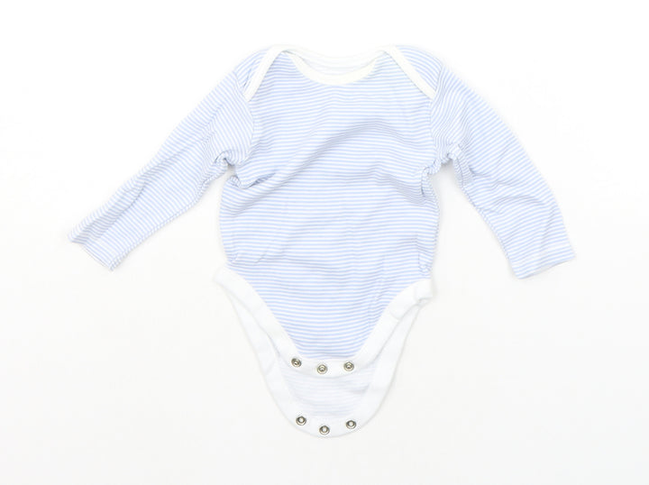 George Baby Blue Striped Babygrow One-Piece Size 3-6 Months